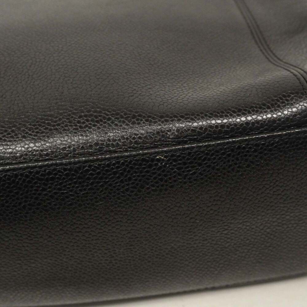 CHANEL Black Caviar Leather Tote Bag - Picture 9 of 12